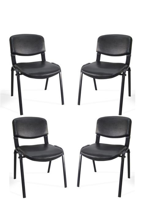 CLK Form Ofis Bekleme Misafir Sandalyesi Koltuğu 4'lü