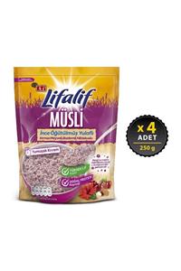 Eti Lifalif İnce Öğütülmüş Müsli Hibiskuslu 250 g x 4 Adet