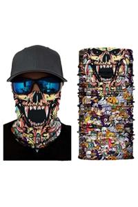 Knmaster Damien Buff Bandana Boyunluk Maske