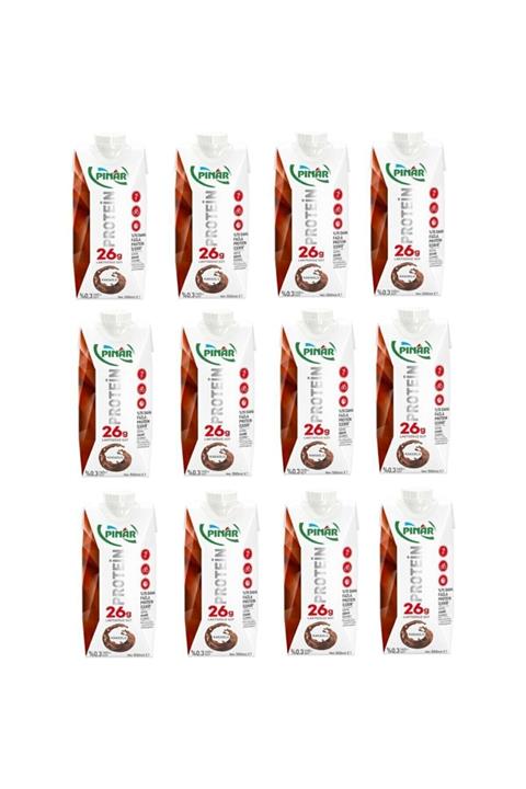 Pınar Süt Protein Kakaolu 500ml 12 Adet