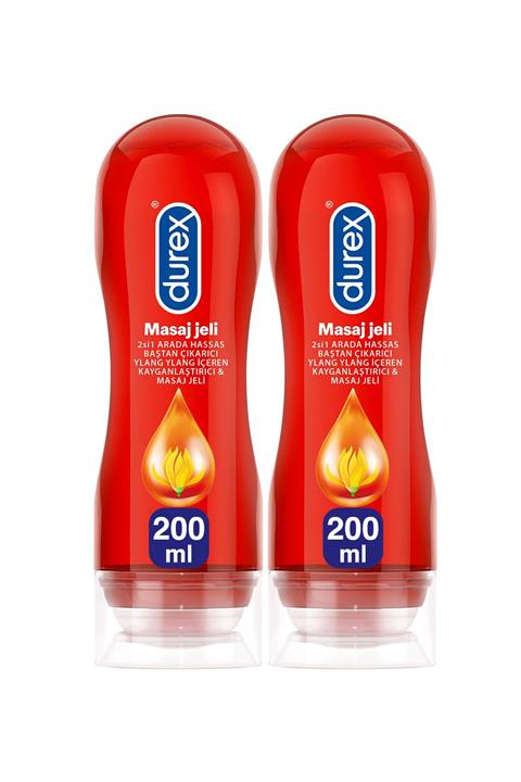 Durex Play Kayganlaştırıcı & Masaj Jeli Hassas Ylang 200 Ml X 2