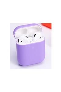 MY MÜRDÜM Airpods Kılıf Silikon Kapak Koruma Kabı Koruyucu Kılıf Lila