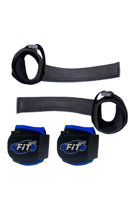 FİT365 Big Grip Pro Lifting Bileklik Straps Mavi