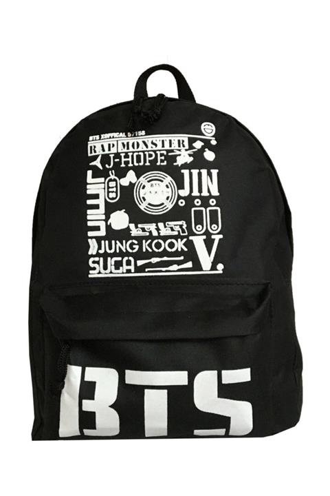 filemingo Bts Kadın Siyah Sırt Çantası