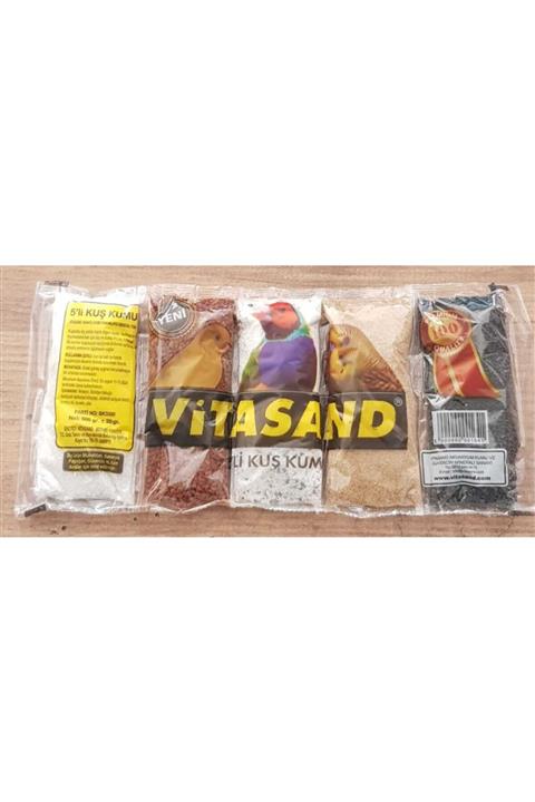 Vitasand 5 Li Mix Kuş Kumu 500gr