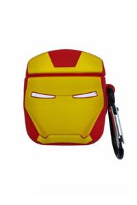 GiphyCase Airpods 1-2 Uyumlu Kılıf Sevimli Iron Man Koruma