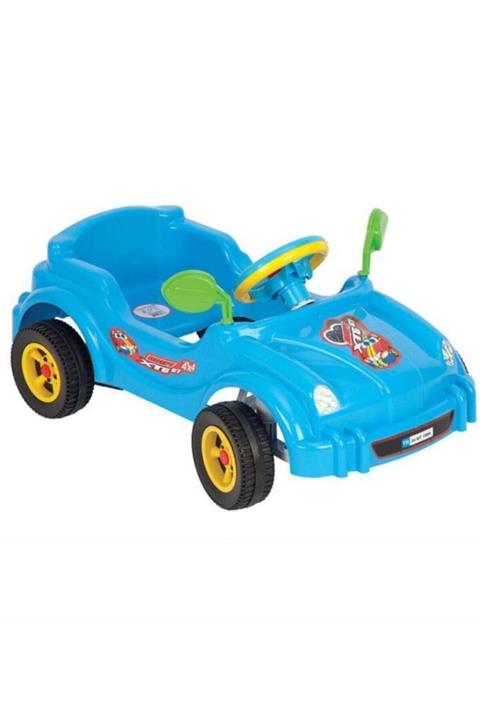 Güçlü Plastik Güçlü Pedallı Porshe Araba 4 Tekerli Çocuk Bisikleti 84 X 48 Cm