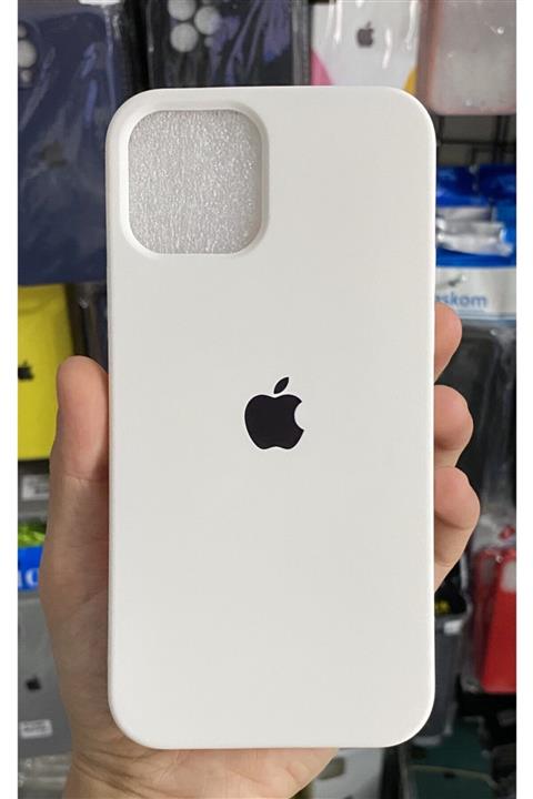 Go Aksesuar Iphone 12 / 12 Pro Logolu Beyaz Içi Kadife Aa Kalite Lansman