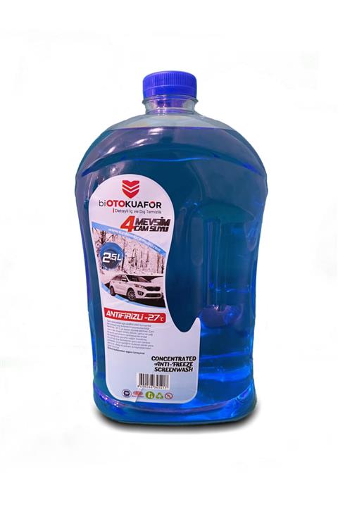 Biotokuaför -27 Derece Antifirizli 4 Mevsim Oto Cam Suyu 2.5 Lt.