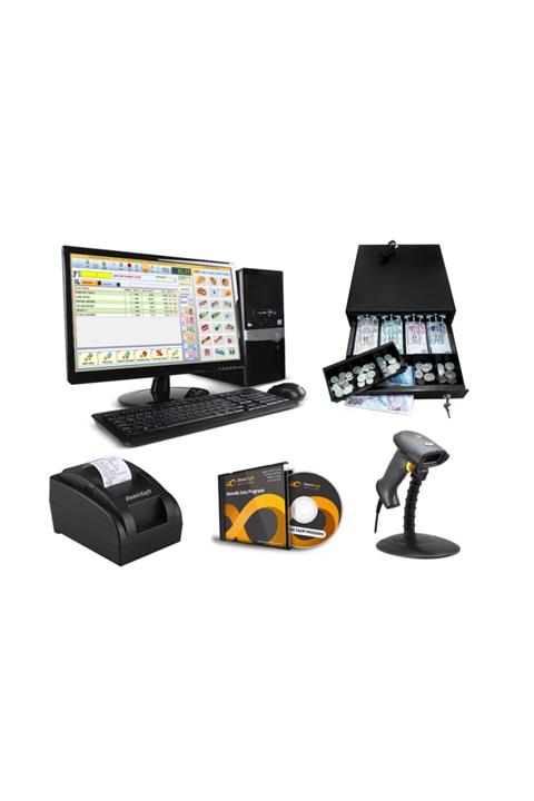 DemirSoft Market Mağaza Barkodlu Satış Sistemi Para Çekmeceli