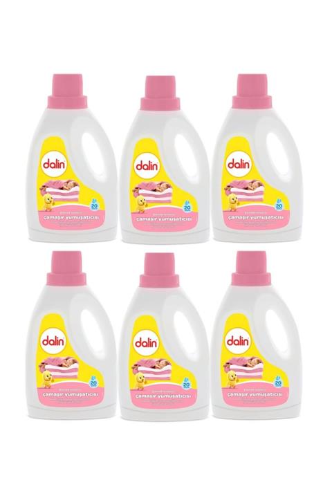 Dalin Çamaşır Yumuşatıcı 1,5 lt Bahar Ninnisi 6'lı Set Bebeklere Özel