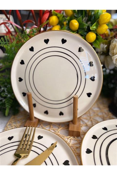 Ülger Seramik Fiona Pasta Tabağı 21cm 4 Adet