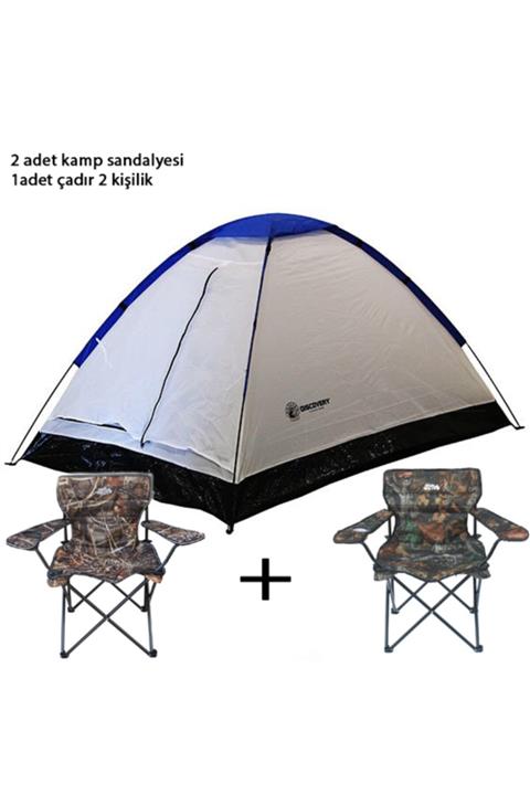 Mutlu Av Kamp Seti Çadır + Kamp Sandalyesi