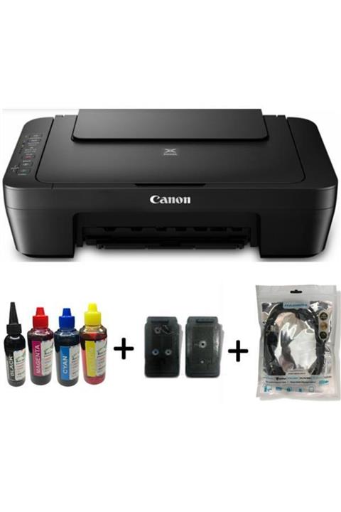 Canon Dolan Kartuşlu E414 Yazıcı  Tarayıcı Fotokopi