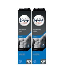 Veet Men Erkeklere Özel Tüy Dökücü Krem Hassas Ciltler 200ml x2