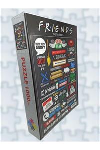 Kuzgunshop Friends Kolaj 1000 Parça Puzzle