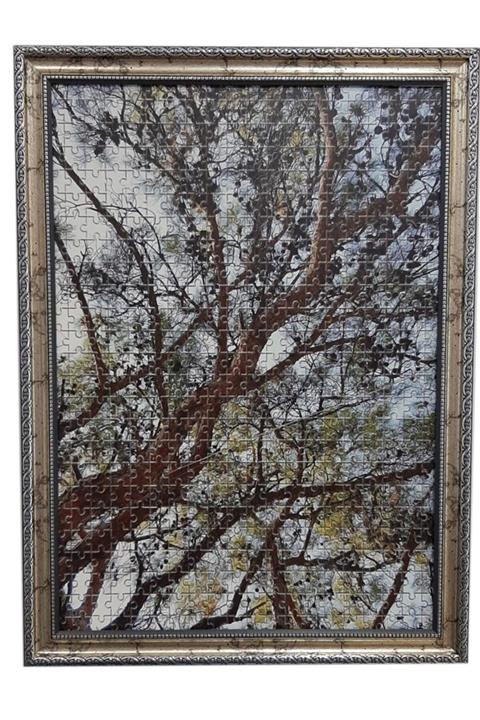 deritel 1500 Parça Puzzle Çerçevesi - Gümüş - 85*60 - 60 Mm