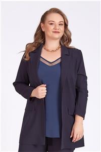 Büyük Moda Klasik Blazer Ceket