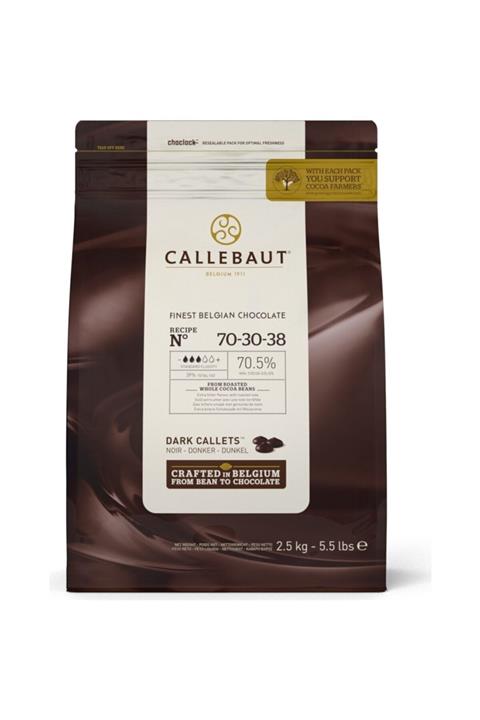 Callebaut Bitter 70-30-38 Damla Çikolata 2,5 kg