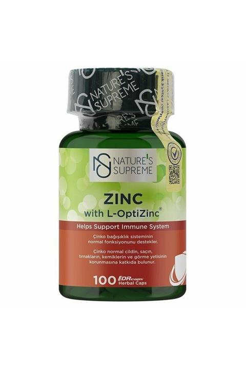 Nature's Supreme Nature's Supreme Zinc 15 Mg 100 Kapsül