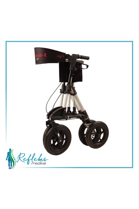 Steilt M045 Tekerlekli Oturaklı Yürüteç Rolatör (Rollator)