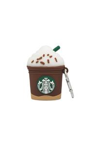 Kılıfsiparis Apple Airpods 1 / 2 Nesil Starbucks Mocha Şekilli Slikon Kılıf