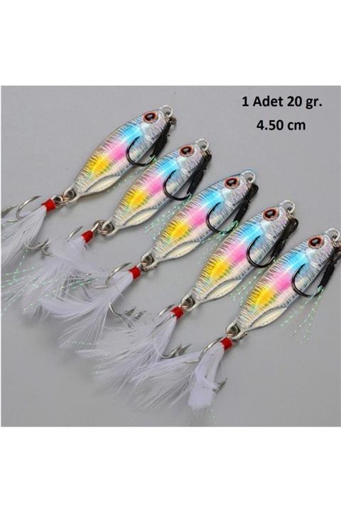usmtekno Jigyem20gr Lures Sahteyem Rapala Levrek Lüfer Ailesizokayemsuniyemz6 Karışık Çok Renkli