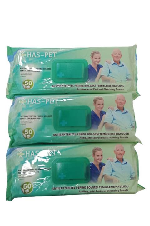 HasPet Antibakteriyel Perine Bölge Temizleme Havlusu 3 Paket