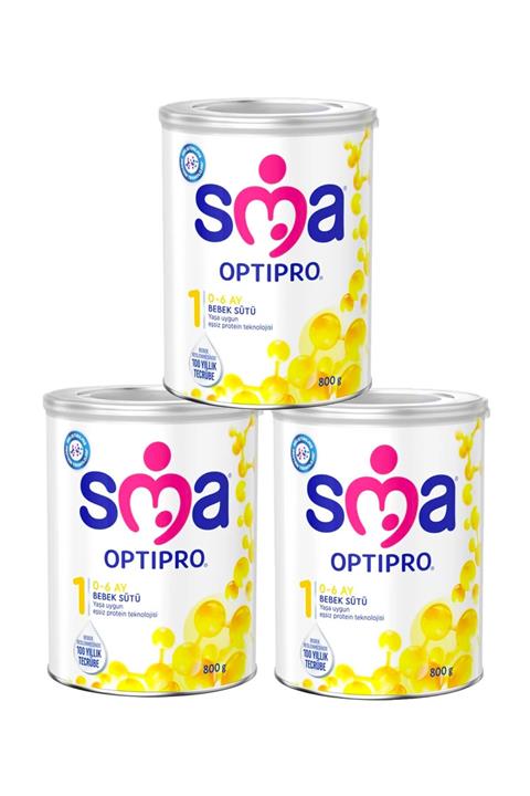 SMA Optipro Bebek Sütü 1 Numara 800 gr x 3 Adet