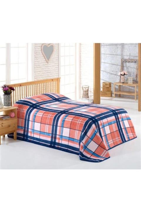 Taç Mürdüm Çift Kişilik Battaniye