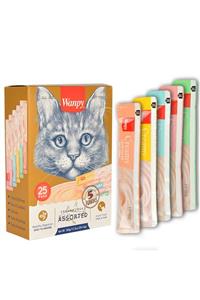 Wanpy Karışık Sıvı Kedi Ödülü 25*14 Gr