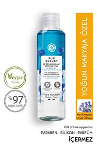 Yves Rocher Pur Bleuet - Suya Dayanıklı Yoğun Makyaja Özel Ekspress Göz Makyaj Temizleyici - 200 ml