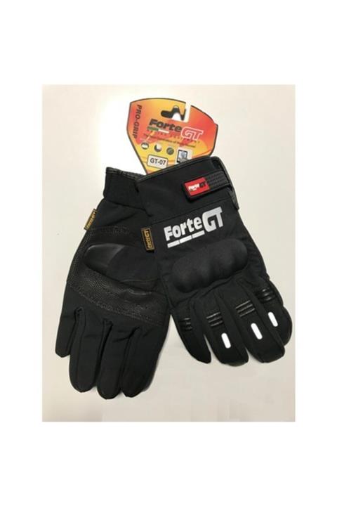 Forte GT 07 Siyah Softjel Dokunmatik Korumalı Motor Eldiveni