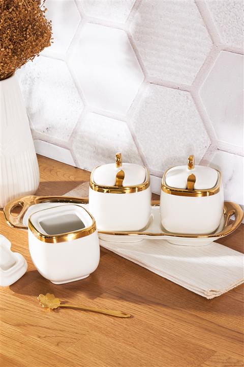 Karaca Rays White 7 Parça Baharat Takımı