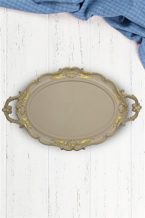 Zucci Hürrem Lüx Tepsi Açık Kahve