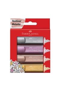 Faber Castell Fosforlu Kalem 46 Metalik 4 Lü