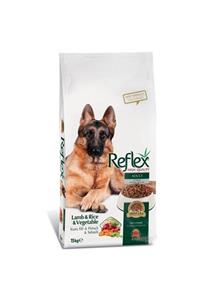 Reflex Kuzu Etli, Pirinçli Ve Sebzeli Yetişkin Köpek Maması 15 kg