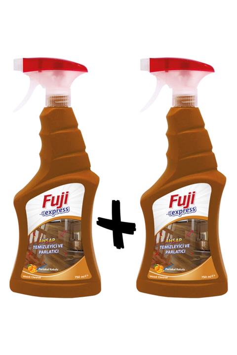 FUJI Express 2 X 750ml Ahşap Temizleyici Ve Parlatıcı Sprey 2'li Parke Temizleyici