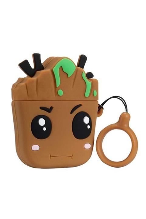 Bilişim Aksesuar Apple Airpods Sevimli Groot Avengers Kılıf - Airpods 1 Ve 2 Nesil Uyumlu