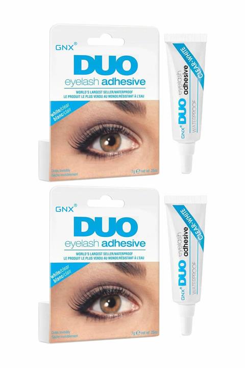 GNX Duo 2'li Takma Kirpik Yapıştırıcısı (white)