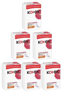 Kotex Ultra Hijyenik Ped Süper Ekonomik Normal 24'lü X 6 Adet