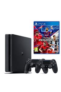 Sony Playstation 4 Slim 500 GB + 2. PS4 Kol + PS4 Pes 2020