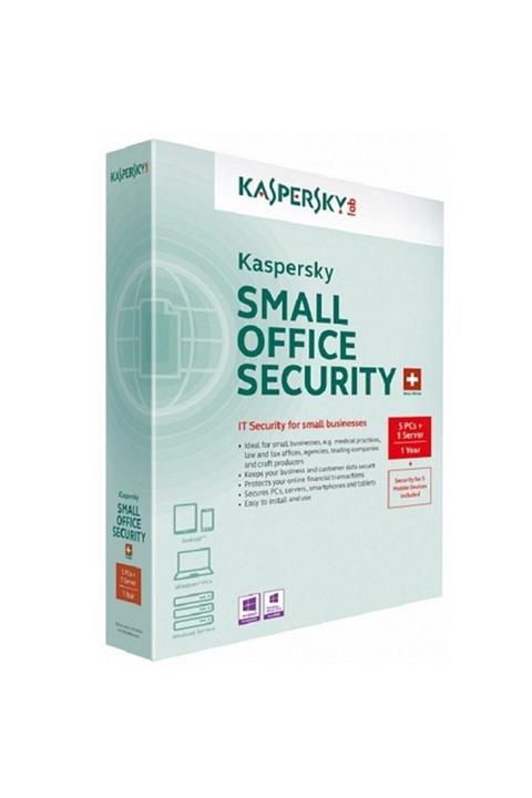 KASPERSKY Ksos Small Office Security, (1 Server + 5 Pc + 5 Md), 1 Yıl