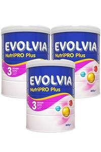 Evolvia 3 Devam Sütü Nutripro Plus 800 gr X 3 Adet