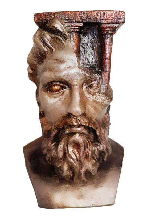 Trendy Dizayn Olimposlu Zeus Heykeli Büyük