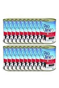 Pro Line Kuzu Etli Konserve Köpek Maması 415 gr x 20 Adet