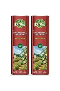 Kristal Dolgun Güçlü Sızma Zeytinyağı 2 Lt X2 Adet