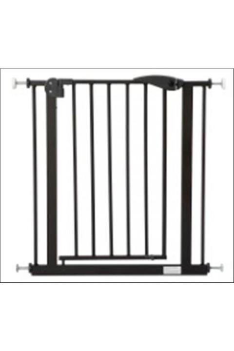 ugurbocegicocukdunyası Babydoor Güvenlik Kapısı Tekstüre Siyah 76-80cm Otomatik Kapanan Bebek Güvenlik Kapısı