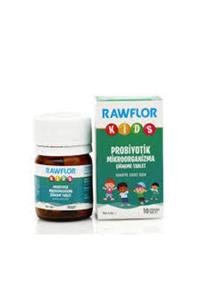 RAWFLOR Kids Probiyotik Mikroorganizma 10 Adet Çiğneme Tablet