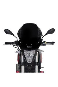 GP KOMPOZİT Benelli Bn 251 2017-2019 Uyumlu Ön Cam Siyah 42 Cm